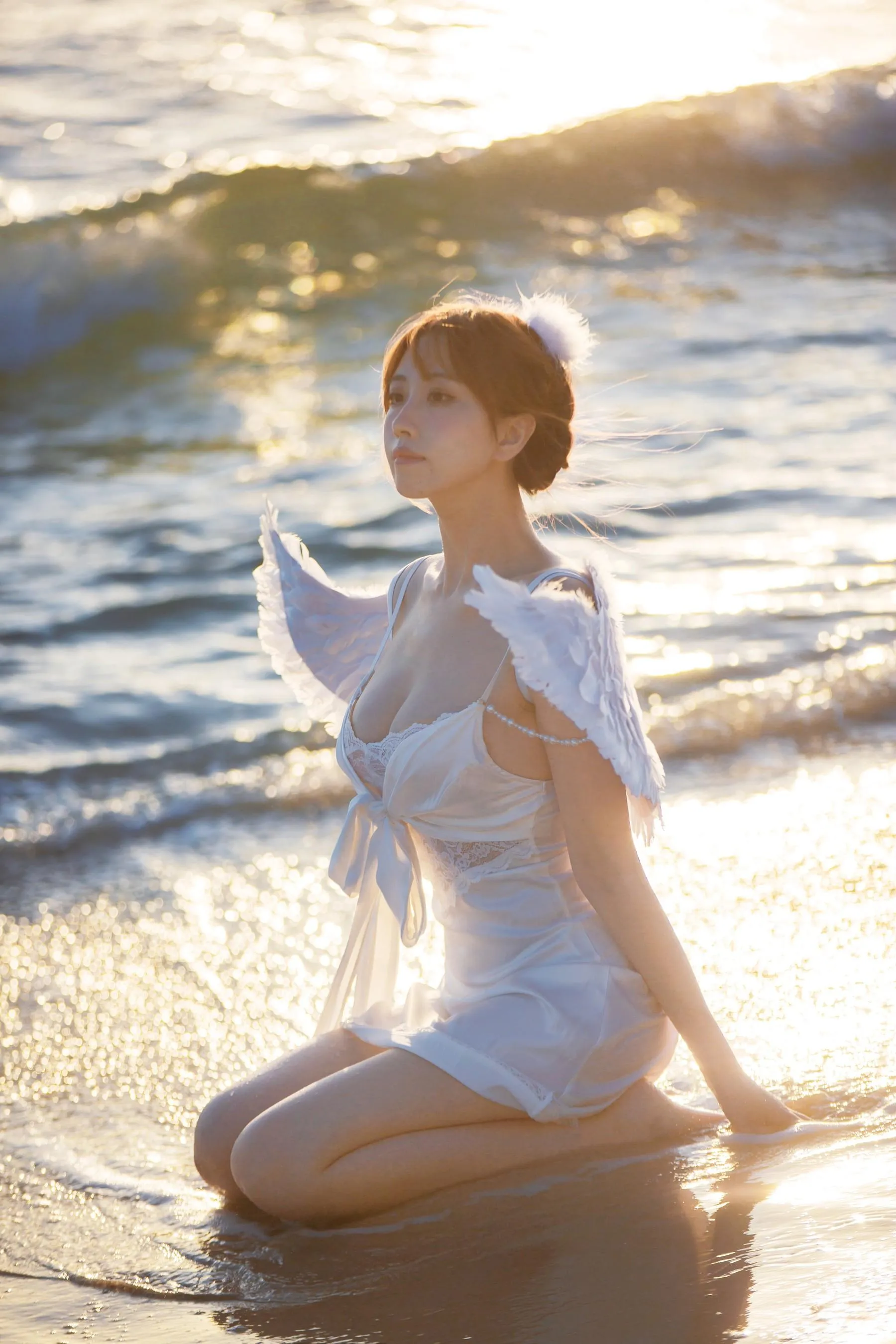 念雪ww – NO.35 海边神明少女 [50P]插图9